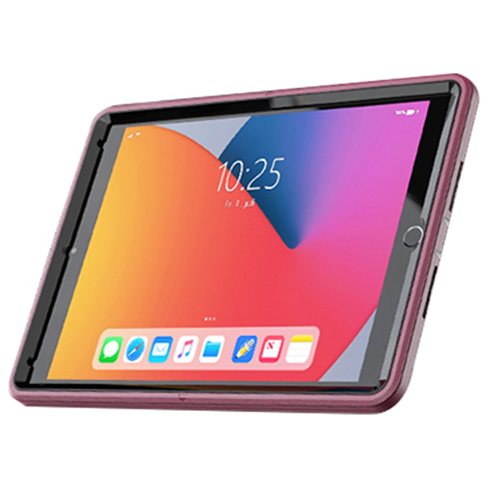 Newface iPad 10.2 (8.nesil) Kılıf Hand Strap Tablet Kılıfı - Mürdüm