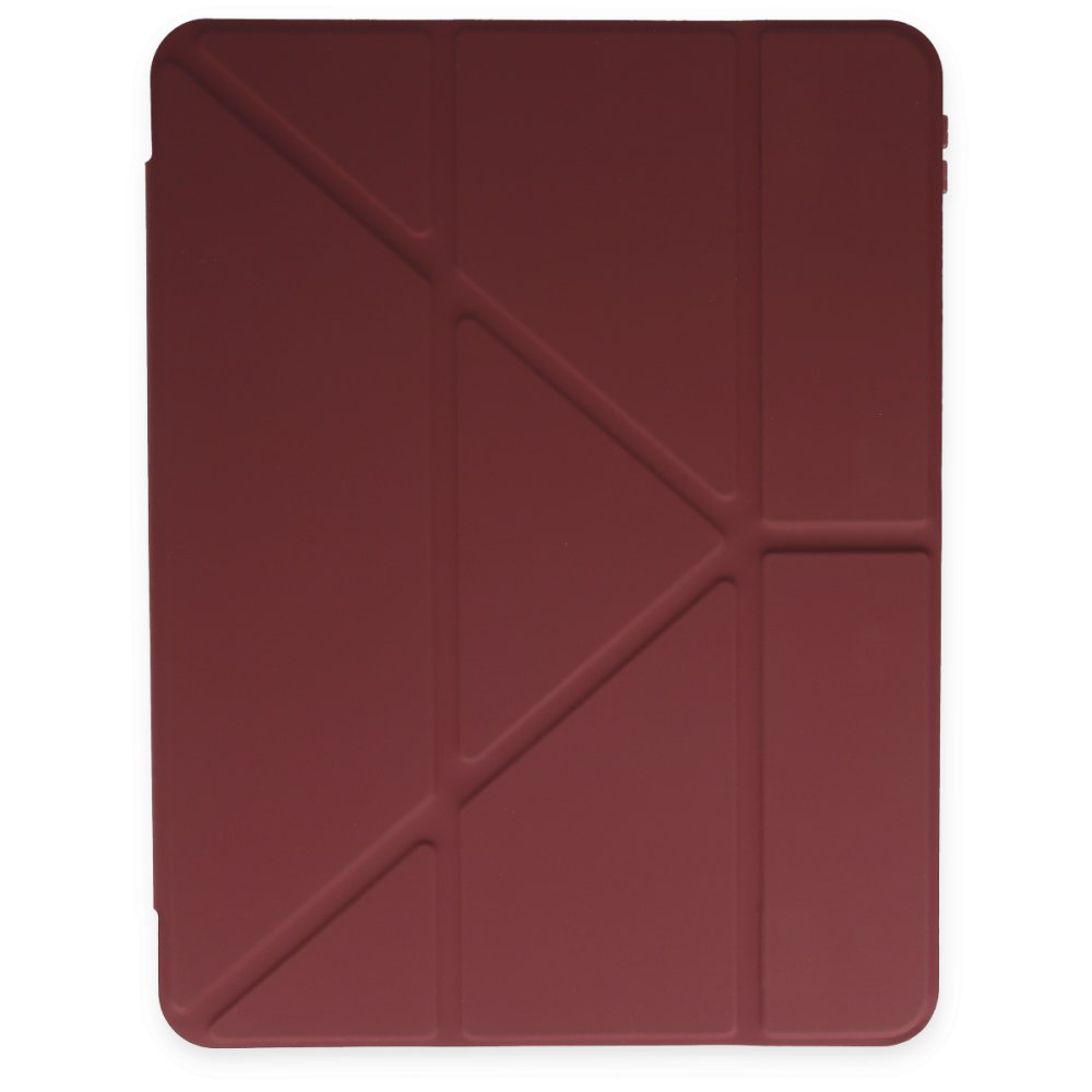 Newface iPad 10.2 (8.nesil) Kılıf Kalemlikli Hugo Tablet Kılıfı - Mor