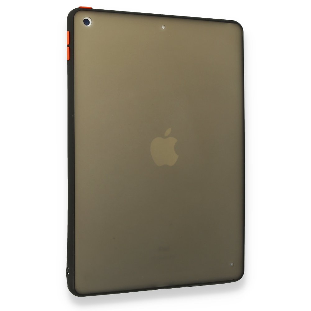 Newface iPad 10.2 (8.nesil) Kılıf Tablet Montreal Silikon - Siyah