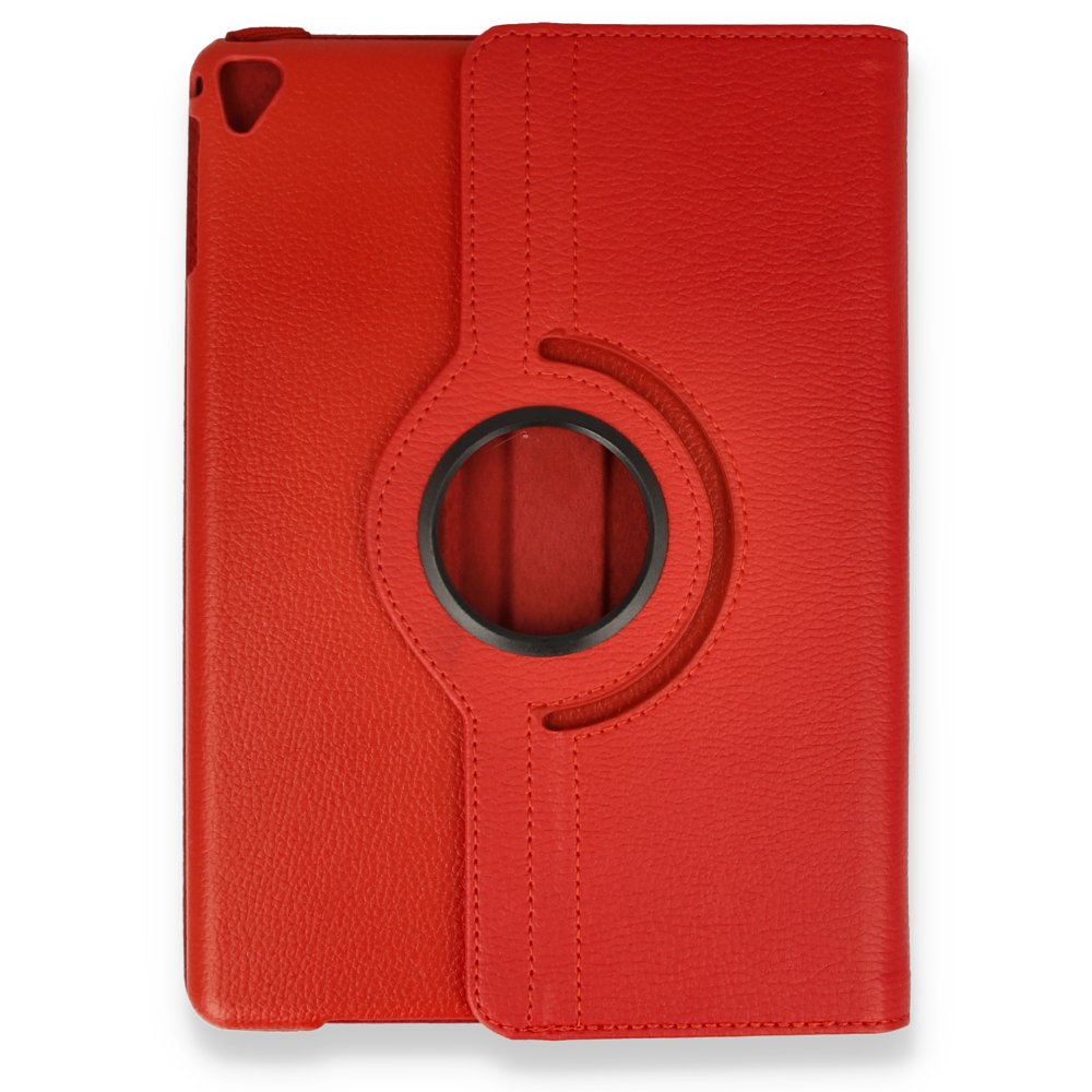 Newface iPad 2 9.7 Kılıf 360 Tablet Deri Kılıf - Kırmızı