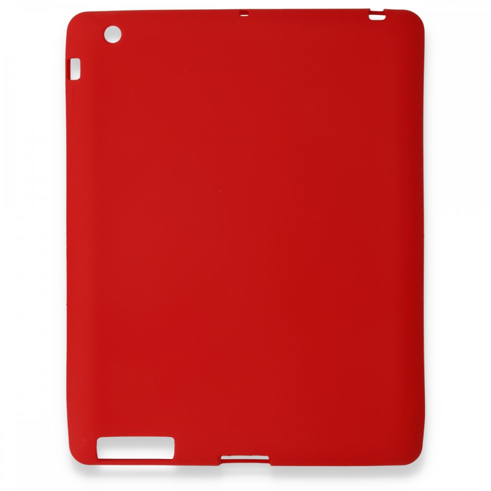 Newface iPad 2 9.7 Kılıf Evo Tablet Silikon - Kırmızı