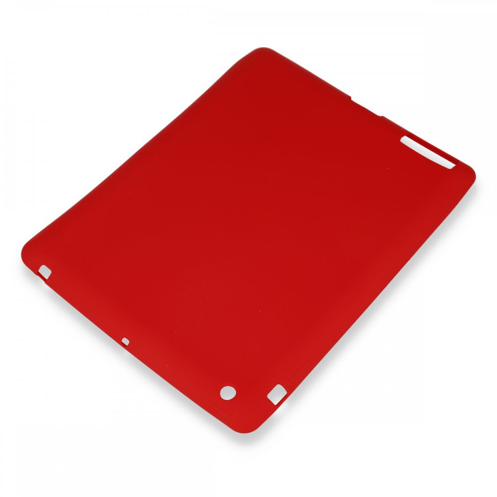 Newface iPad 2 9.7 Kılıf Evo Tablet Silikon - Kırmızı