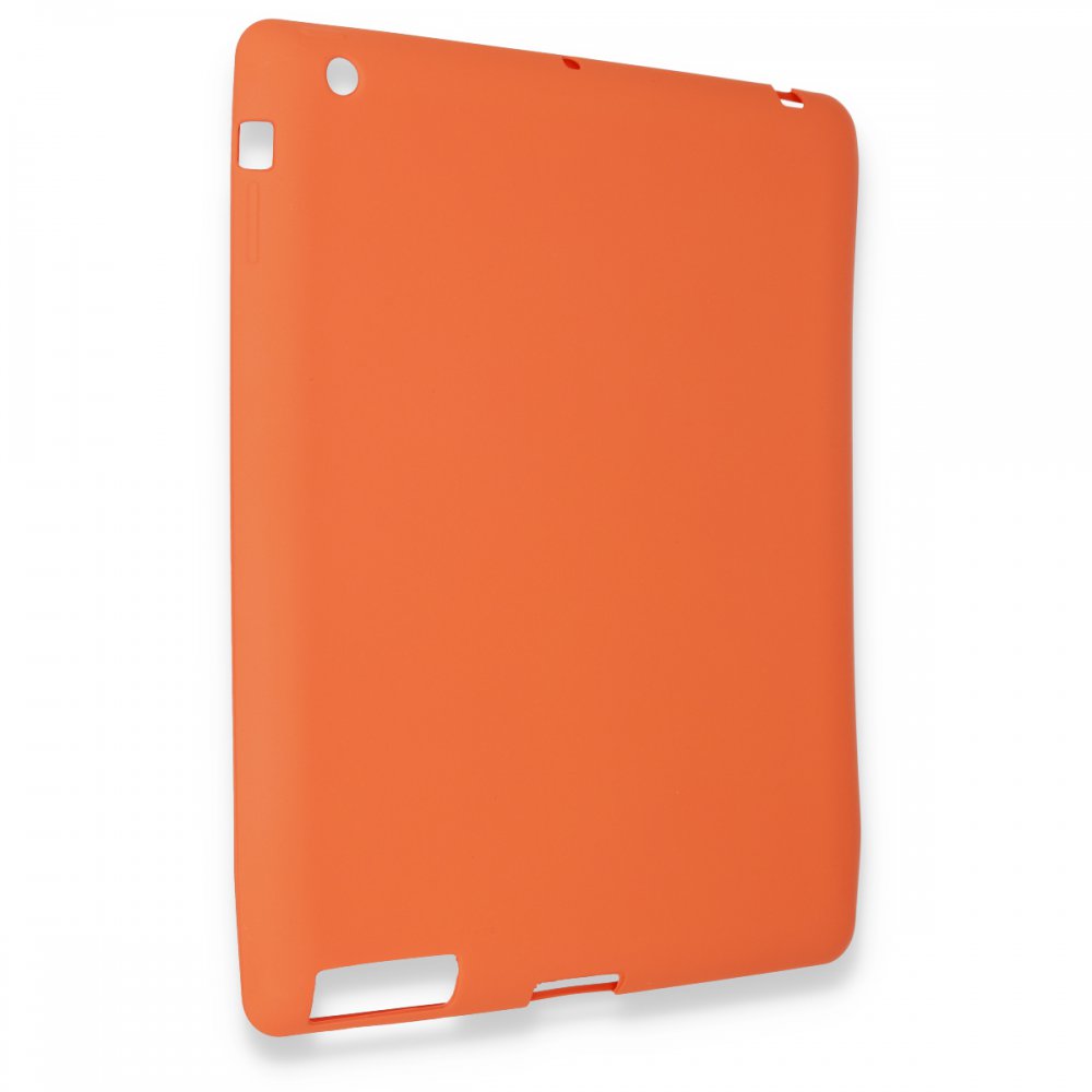 Newface iPad 2 9.7 Kılıf Evo Tablet Silikon - Turuncu