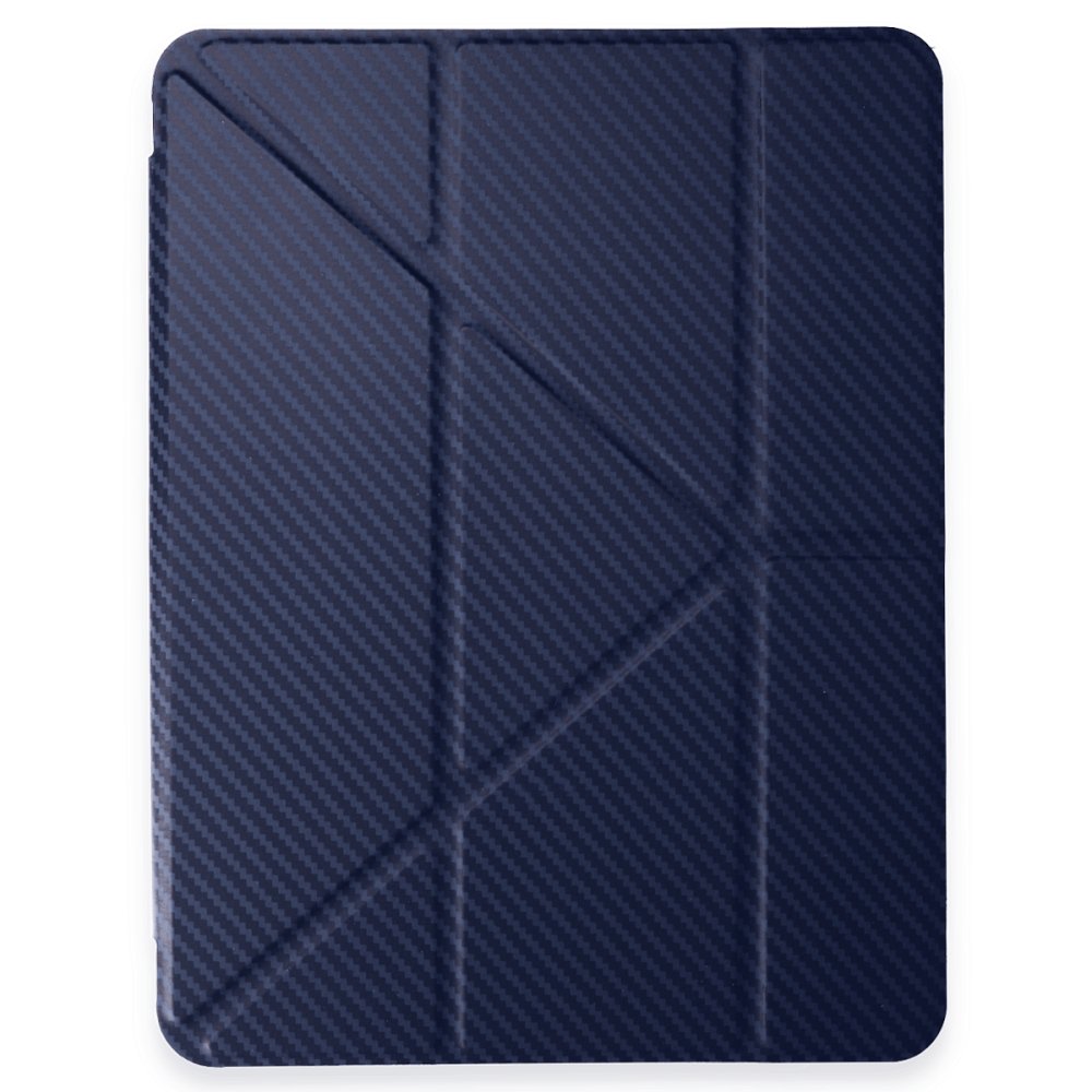 Newface iPad 2022 10.9 (10.nesil) Kılıf Color Karbon Tablet Kılıfı - Lacivert