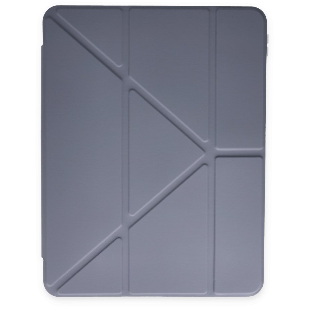 Newface iPad 2022 10.9 (10.nesil) Kılıf Kalemlikli Hugo Tablet Kılıfı - Lila
