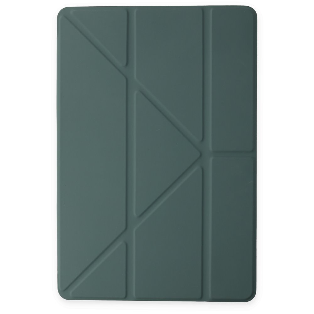 Newface iPad 2022 10.9 (10.nesil) Kılıf Kalemlikli Mars Tablet Kılıfı - Koyu Yeşil