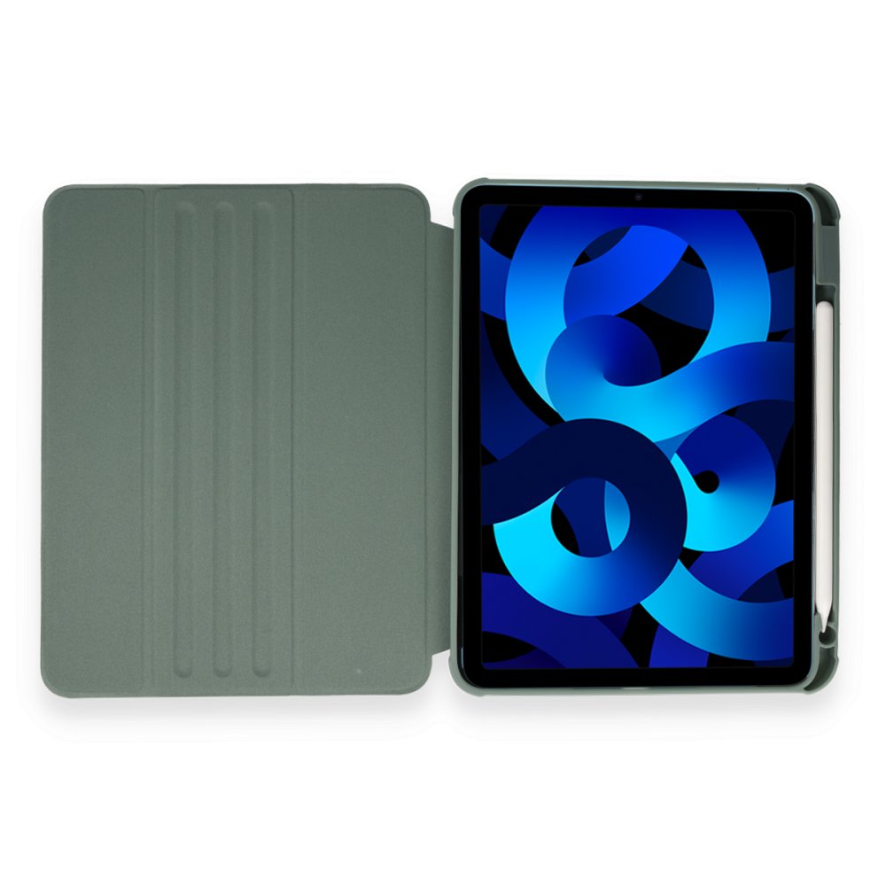 Newface iPad 2022 10.9 (10.nesil) Kılıf Starling 360 Kalemlikli Tablet Kılıf - Koyu Yeşil