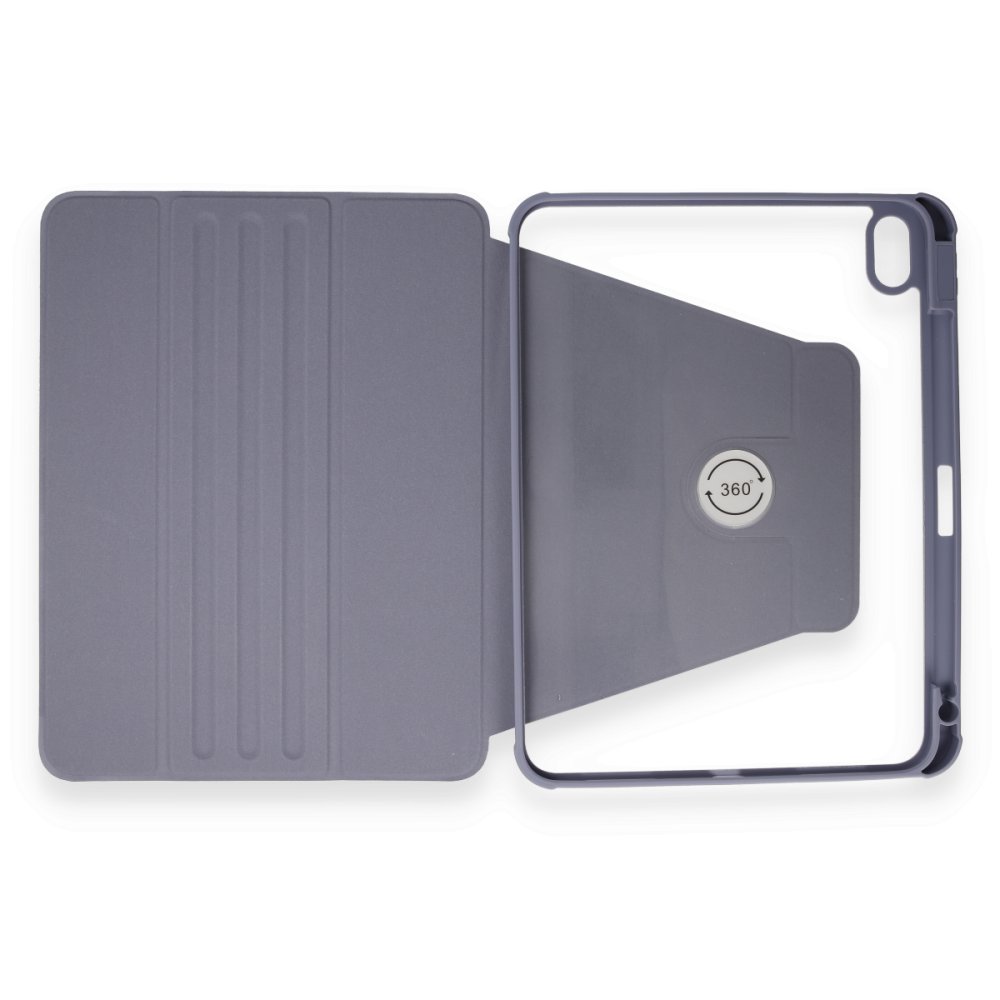 Newface iPad 2022 10.9 (10.nesil) Kılıf Starling 360 Kalemlikli Tablet Kılıf - Lila