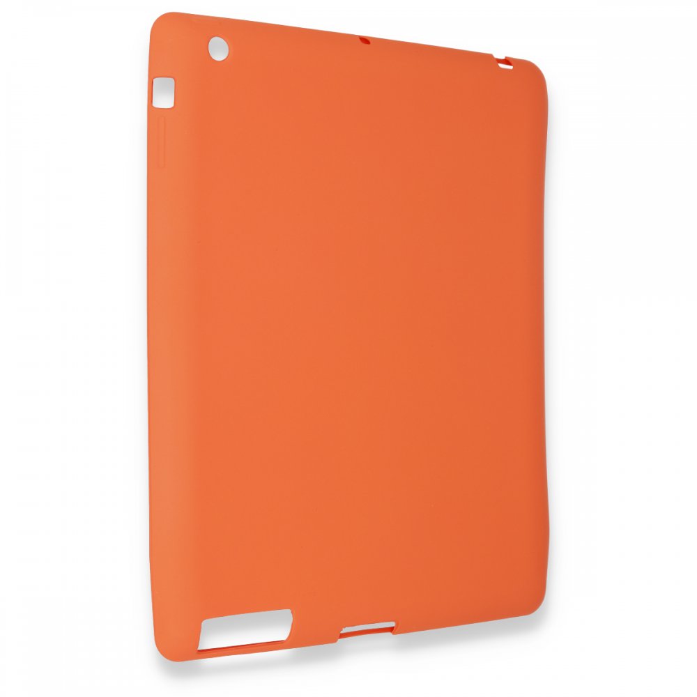 Newface iPad 3 9.7 Kılıf Evo Tablet Silikon - Turuncu