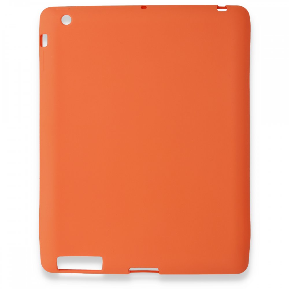 Newface iPad 4 9.7 Kılıf Evo Tablet Silikon - Turuncu