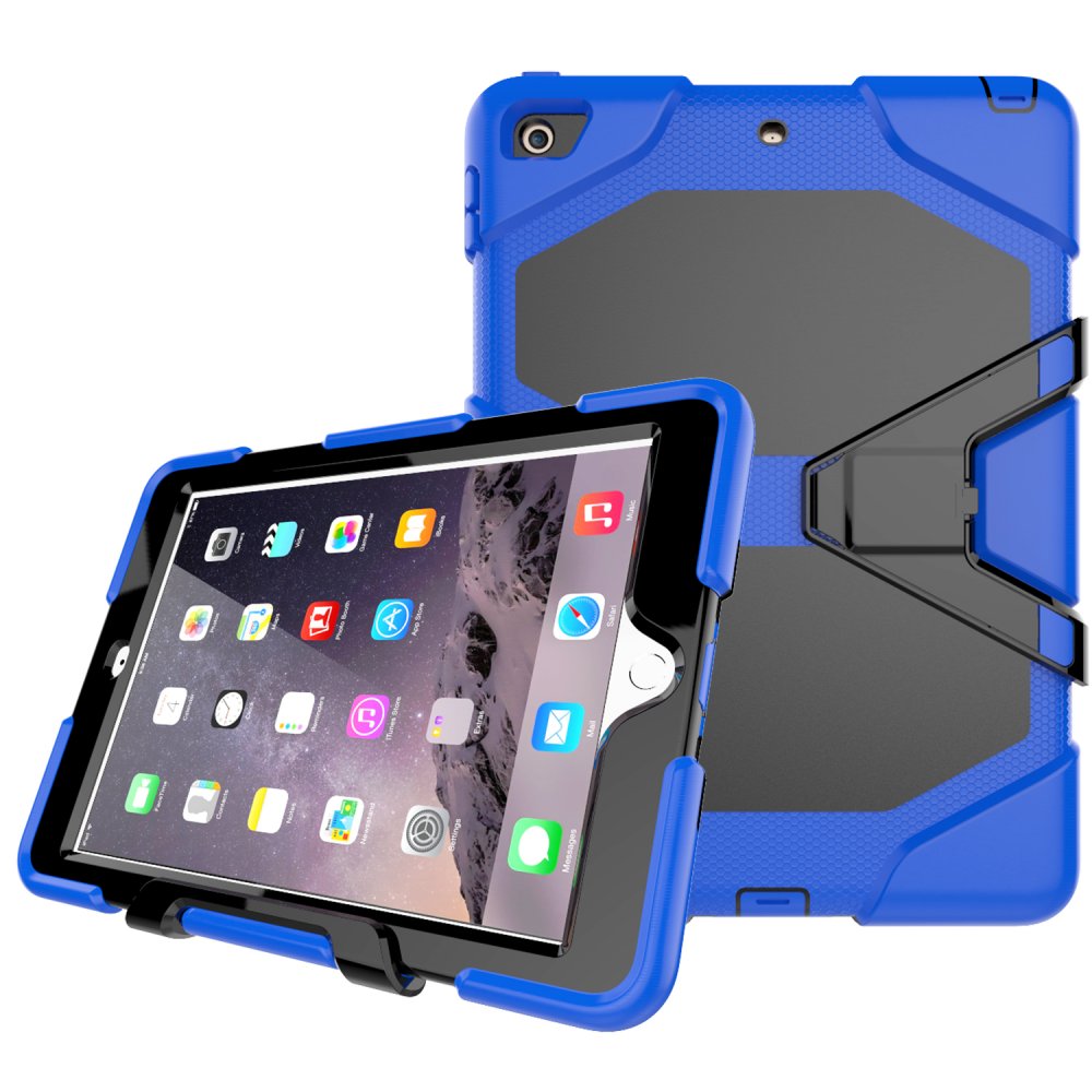 Newface iPad 5 Air 9.7 Kılıf Griffin Tablet Kapak - Mavi