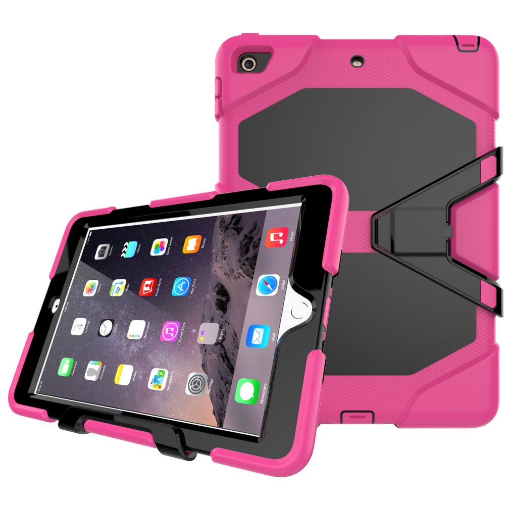 Newface iPad 5 Air 9.7 Kılıf Griffin Tablet Kapak - Pembe