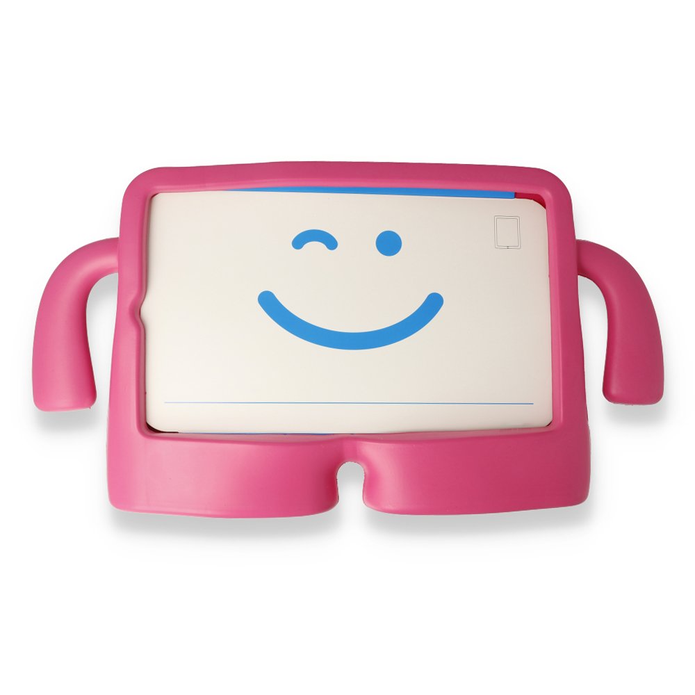 Newface iPad 9.7 (2018) Kılıf Karakter Tablet Silikon - Pembe