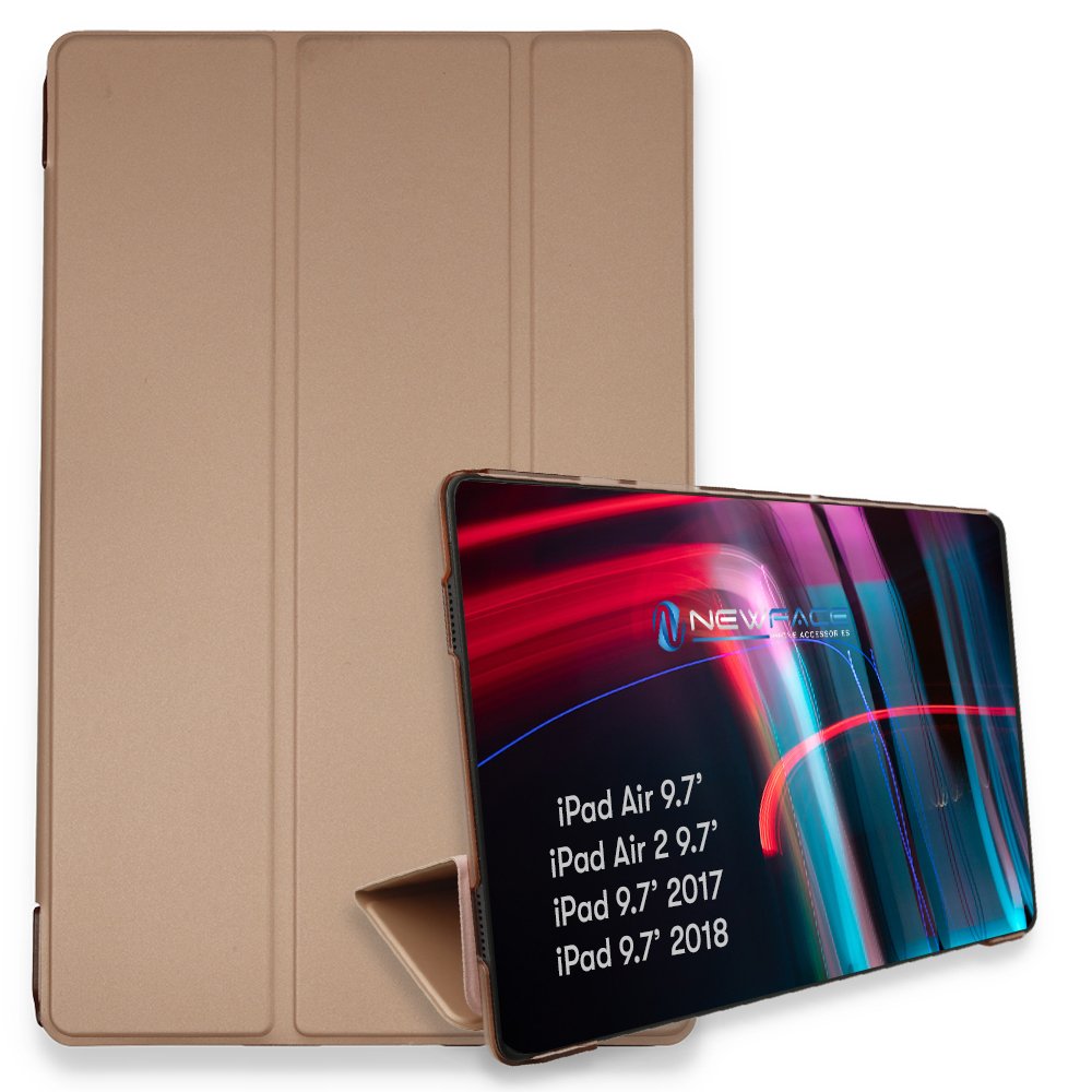 Newface iPad 9.7 (2018) Kılıf Tablet Smart Kılıf - Rose Gold