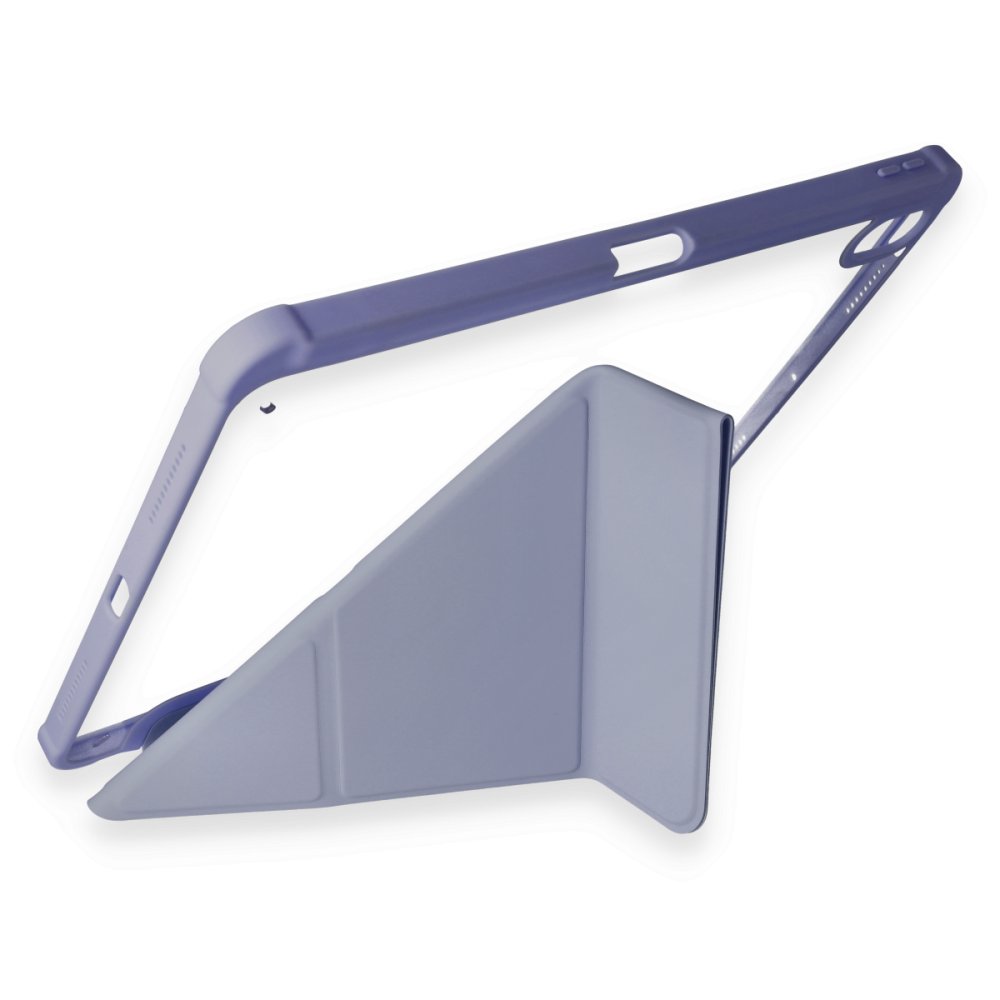 Newface iPad Air 4 10.9 Kılıf Kalemlikli Hugo Tablet Kılıfı - Lila