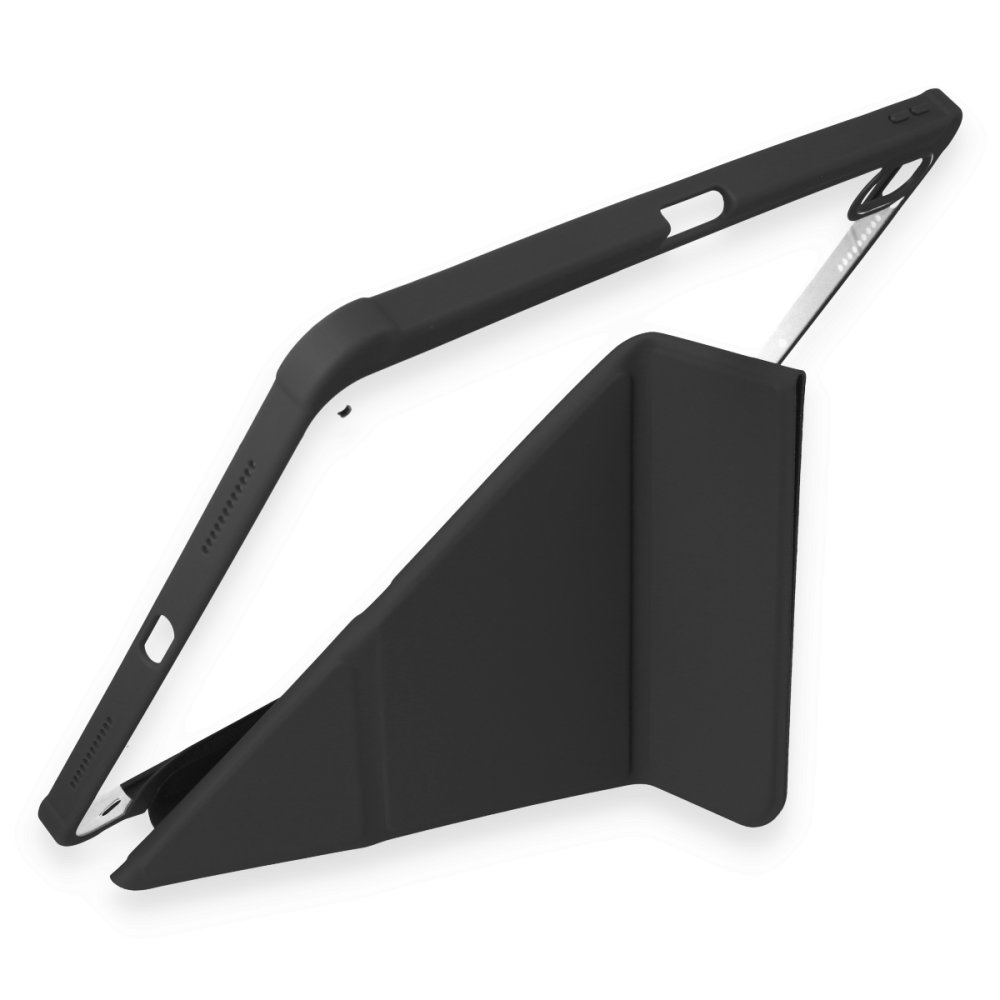 Newface iPad Air 4 10.9 Kılıf Kalemlikli Hugo Tablet Kılıfı - Siyah
