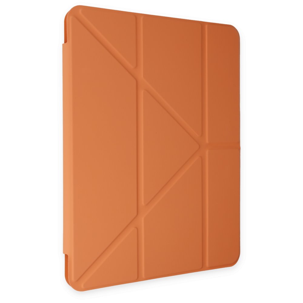 Newface iPad Air 4 10.9 Kılıf Kalemlikli Mars Tablet Kılıfı - Turuncu