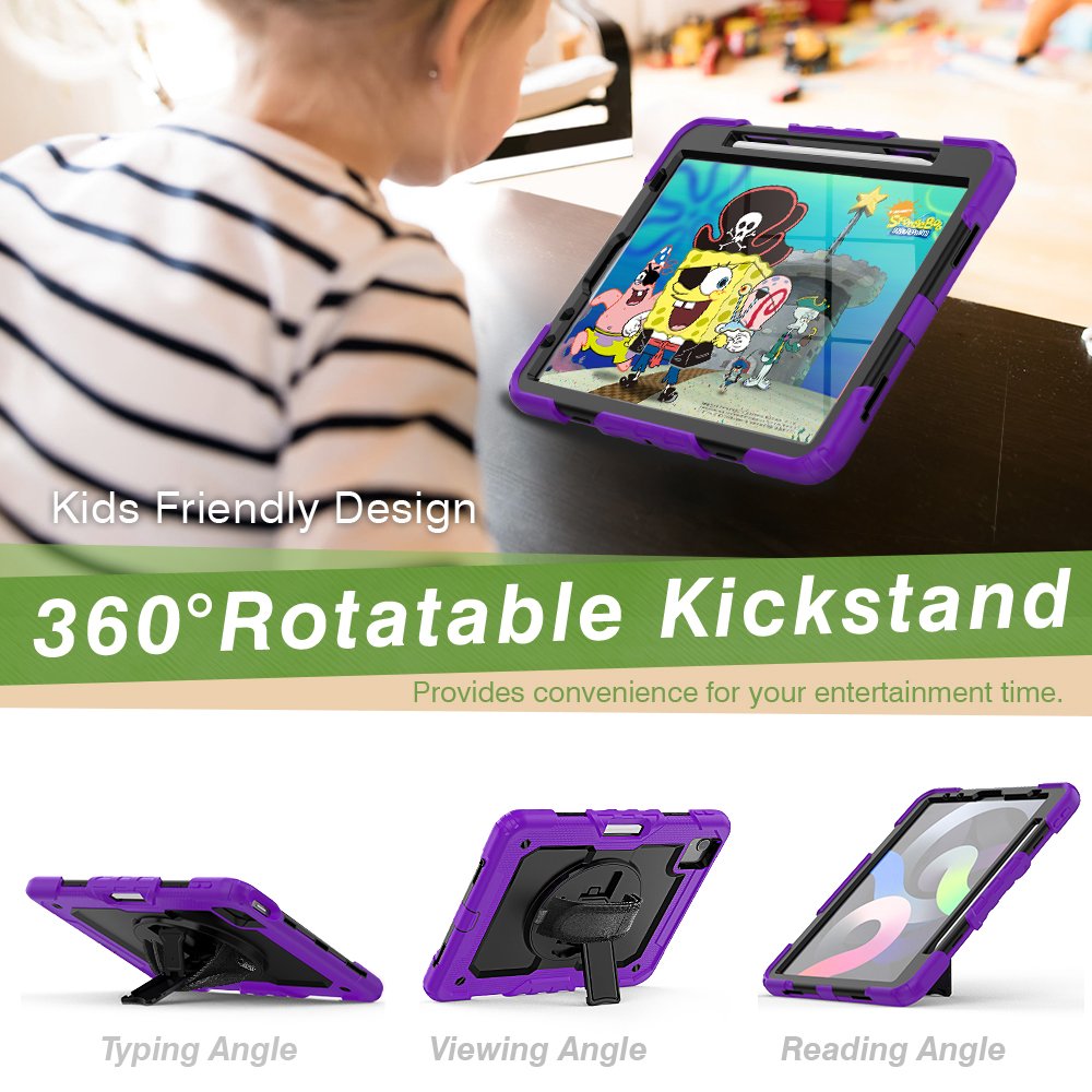 Newface iPad Pro 11 (2020) Kılıf Pars Tablet Kapak - Mor