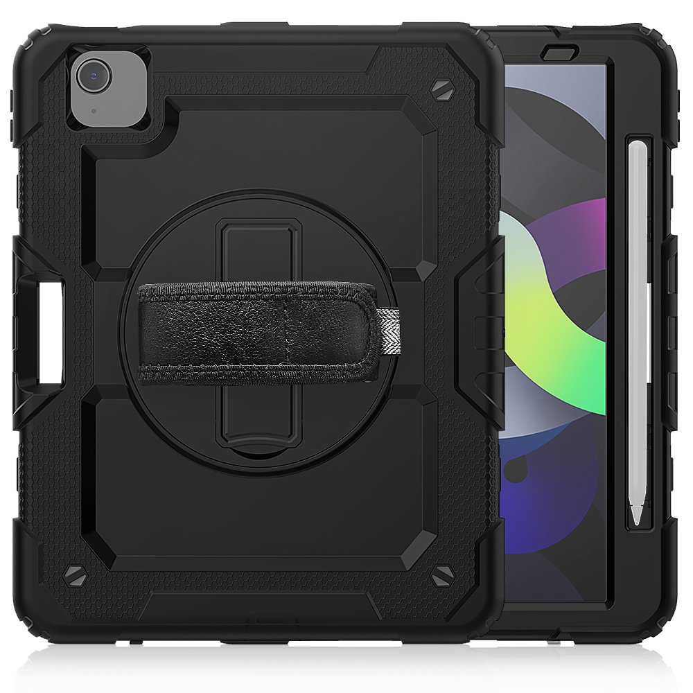 Newface iPad Air 4 10.9 Kılıf Pars Tablet Kapak - Siyah