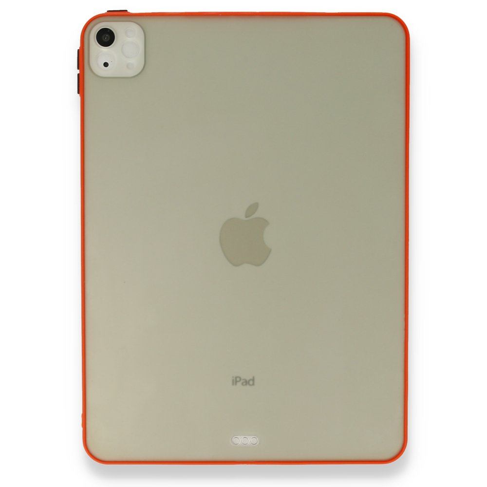 Newface iPad Air 4 10.9 Kılıf Tablet Montreal Silikon - Kırmızı