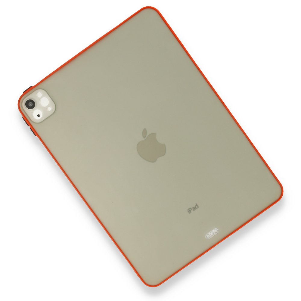 Newface iPad Air 4 10.9 Kılıf Tablet Montreal Silikon - Kırmızı