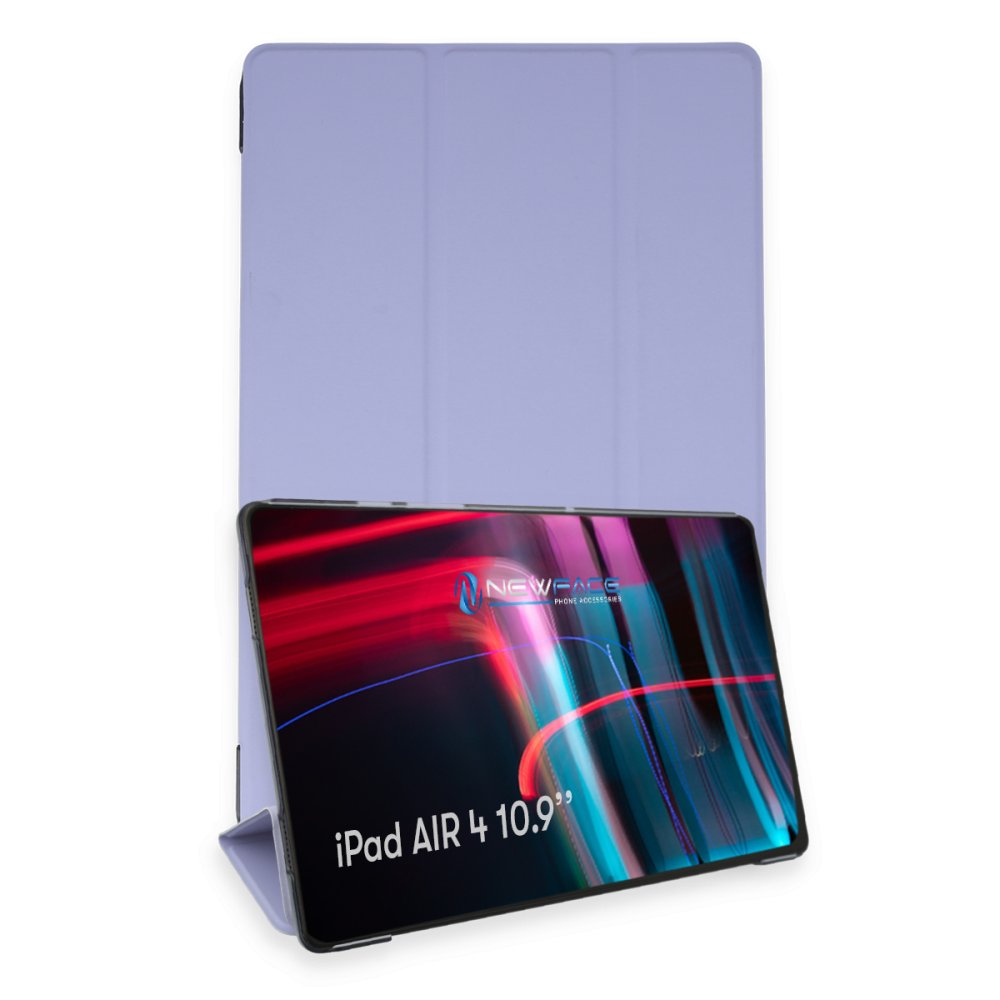 Newface iPad Air 4 10.9 Kılıf Tablet Smart Kılıf - Lila