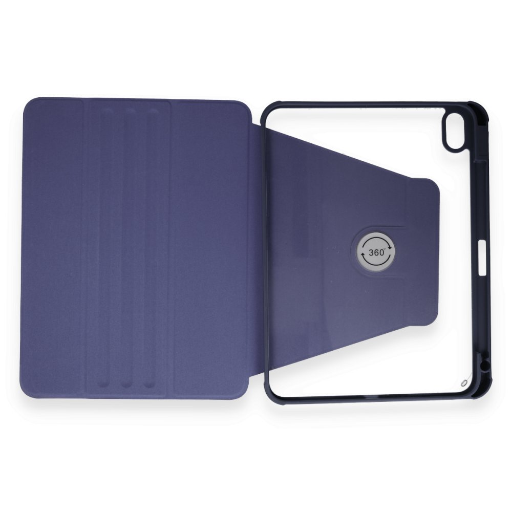 Newface iPad Air 5 (2022) Kılıf Starling 360 Kalemlikli Tablet Kılıf - Lacivert