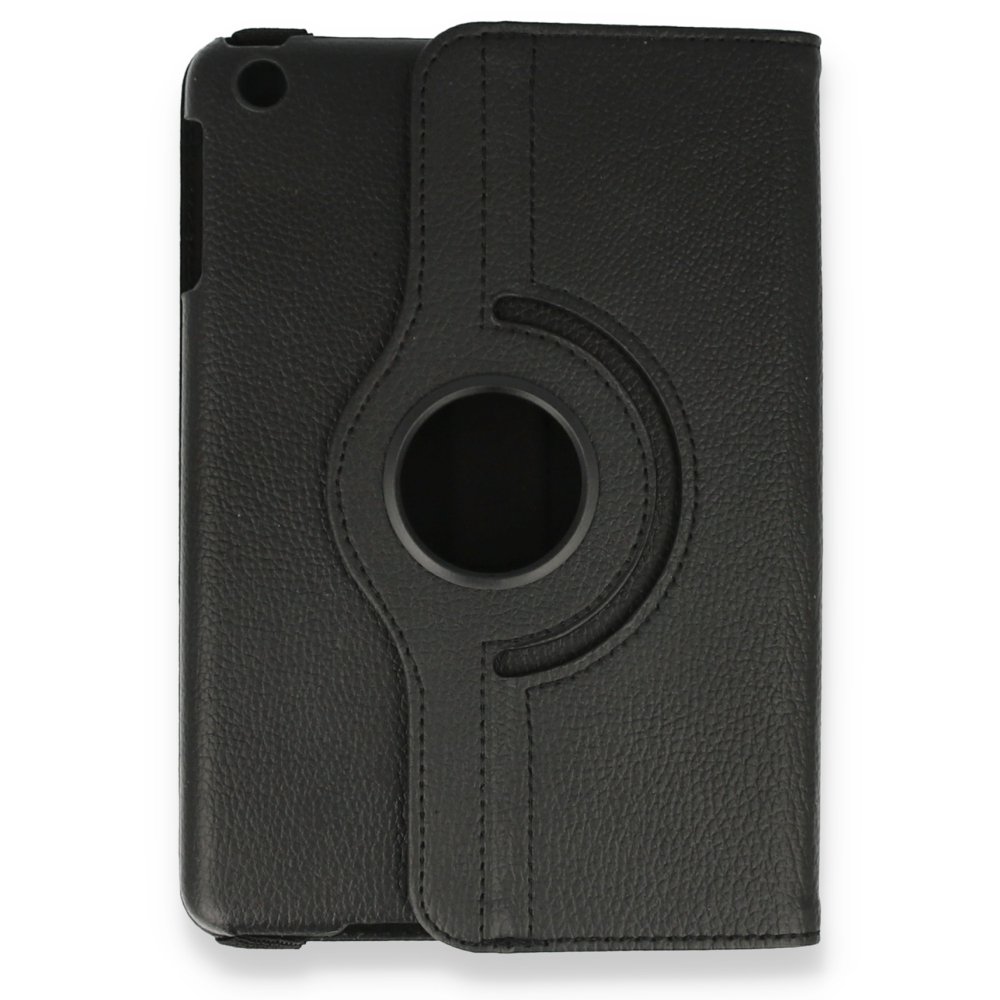 Newface iPad Mini 1 Kılıf 360 Tablet Deri Kılıf - Siyah