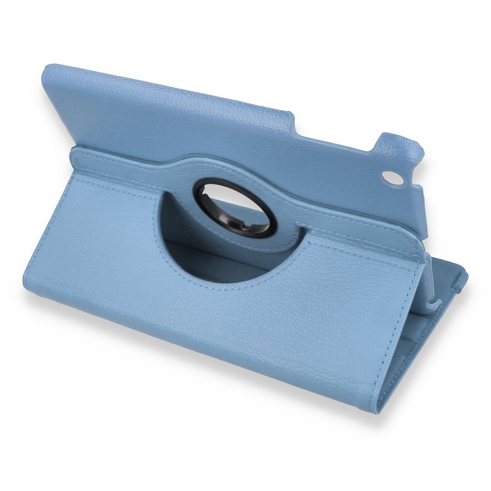 Newface iPad Mini 2 Kılıf 360 Tablet Deri Kılıf - Turkuaz