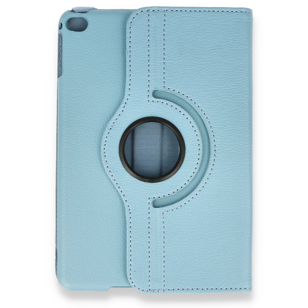 Newface iPad Mini 4 Kılıf 360 Tablet Deri Kılıf - Turkuaz