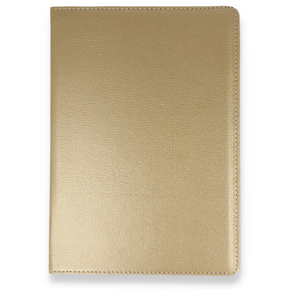 Newface iPad 10.2 (8.nesil) Kılıf 360 Tablet Deri Kılıf - Gold