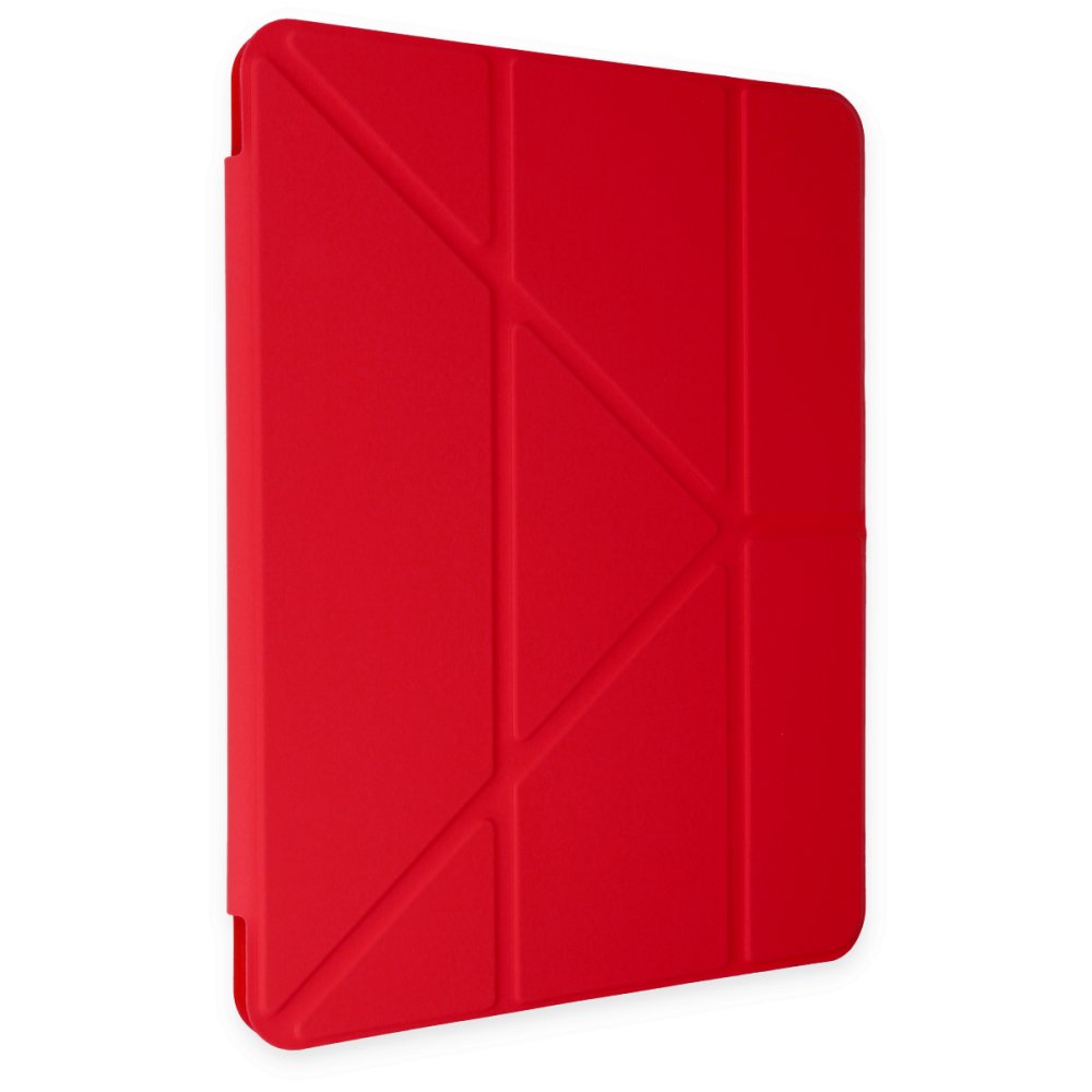 Newface iPad Pro 11 (2020) Kılıf Kalemlikli Mars Tablet Kılıfı - Kırmızı