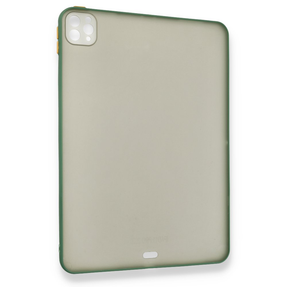 Newface iPad Pro 11 (2020) Kılıf Tablet Montreal Silikon - Yeşil