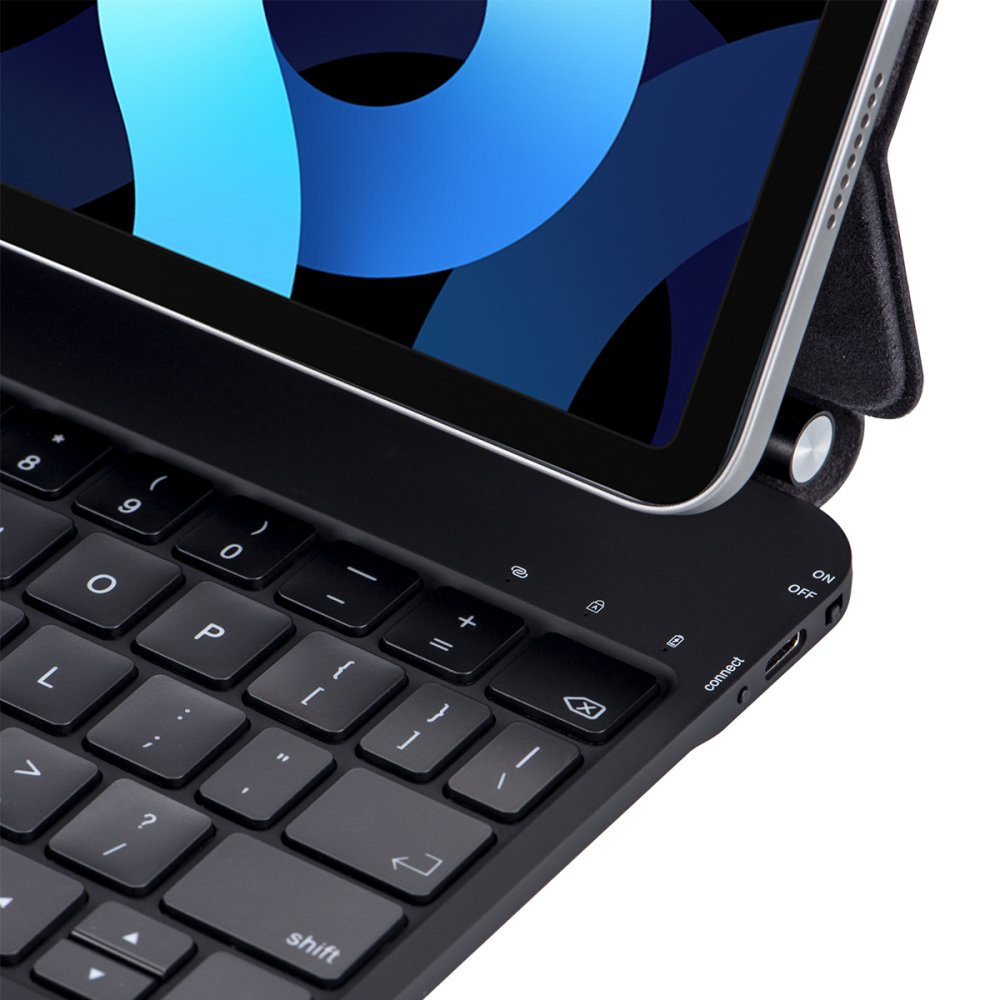 Newface iPad Pro 12.9 (2018) Kılıf X9 Magic Manyetik Klavyeli Tablet Kılıfı - Siyah