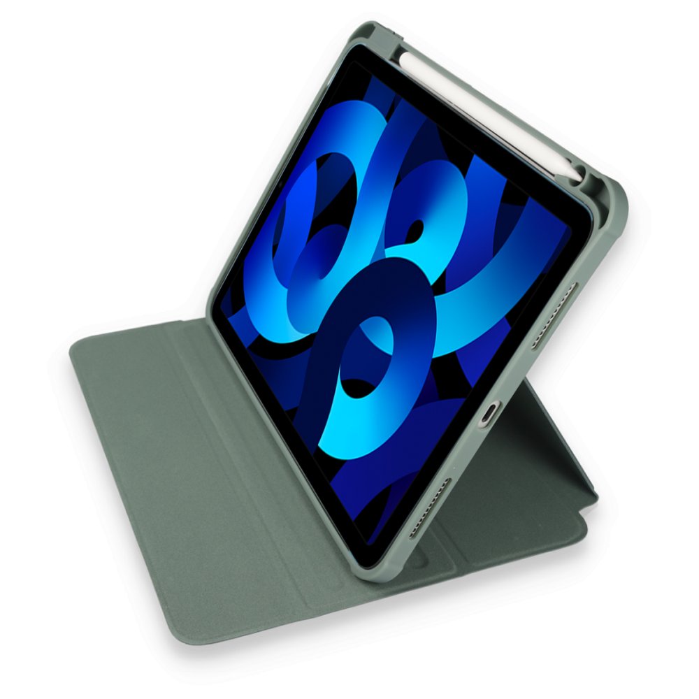 Newface iPad Pro 12.9 (2020) Kılıf Starling 360 Kalemlikli Tablet Kılıf - Koyu Yeşil