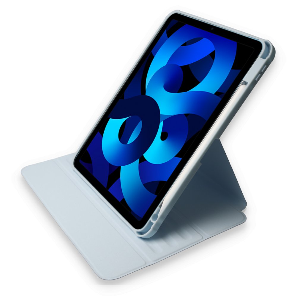 Newface iPad Pro 12.9 (2020) Kılıf Starling 360 Kalemlikli Tablet Kılıf - Mavi
