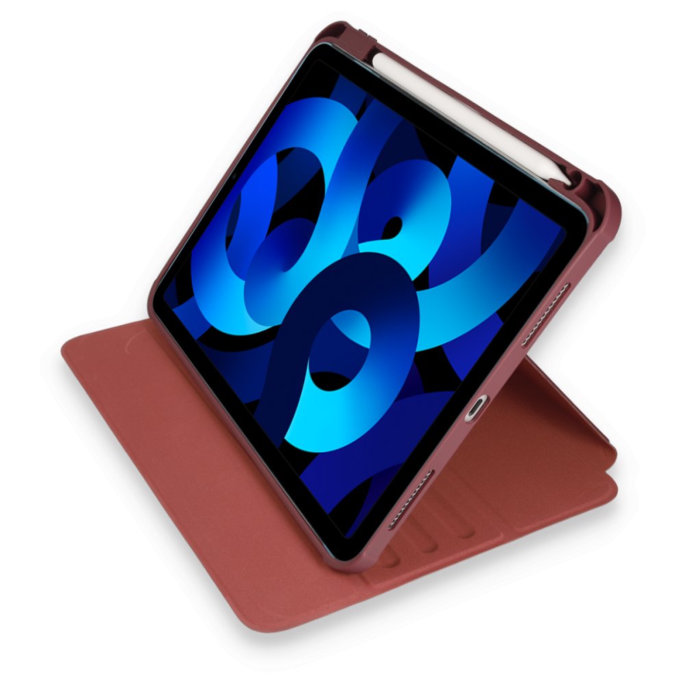 Newface iPad Pro 12.9 (2021) Kılıf Starling 360 Kalemlikli Tablet Kılıf - Mor