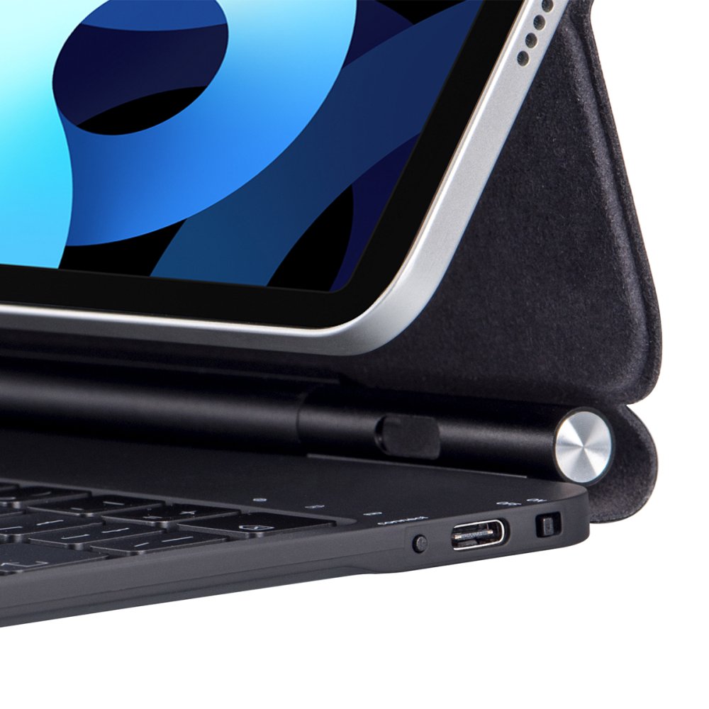 Newface iPad Pro 12.9 (2022) Kılıf X9 Magic Manyetik Klavyeli Tablet Kılıfı - Siyah