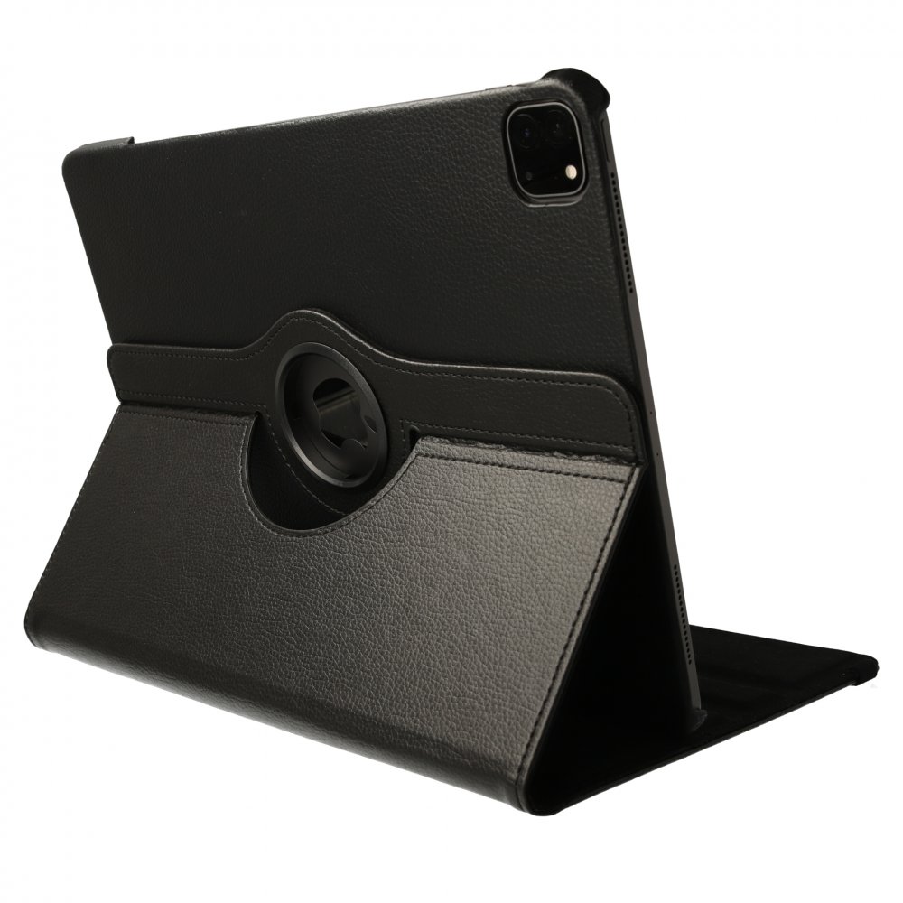 Newface iPad Pro 12.9 (2018) Kılıf 360 Tablet Deri Kılıf - Siyah