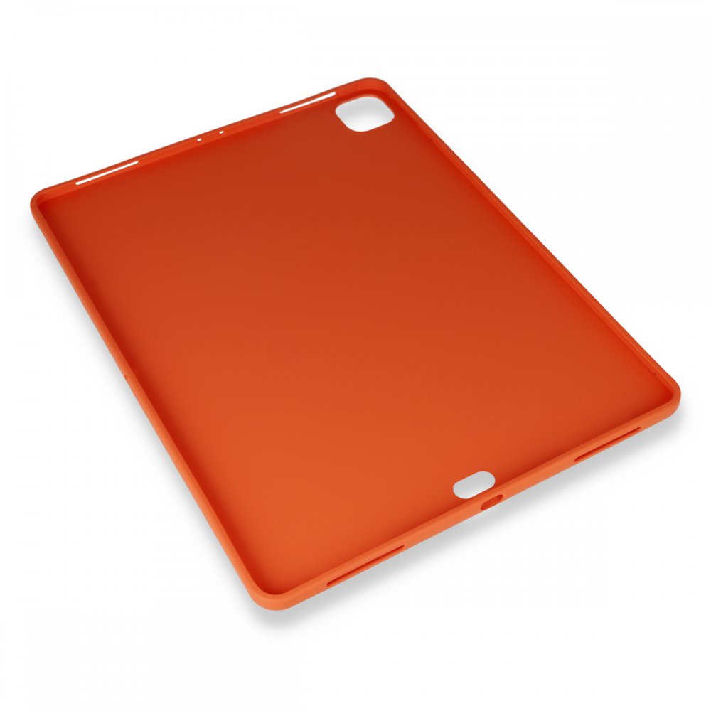 Newface iPad Pro 12.9 (2021) Kılıf Evo Tablet Silikon - Turuncu