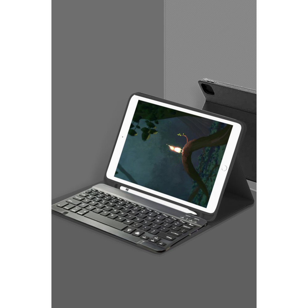 Newface iPad Pro 9.7 Kılıf KC01 Smart Klavyeli Tablet Kılıfı - Siyah