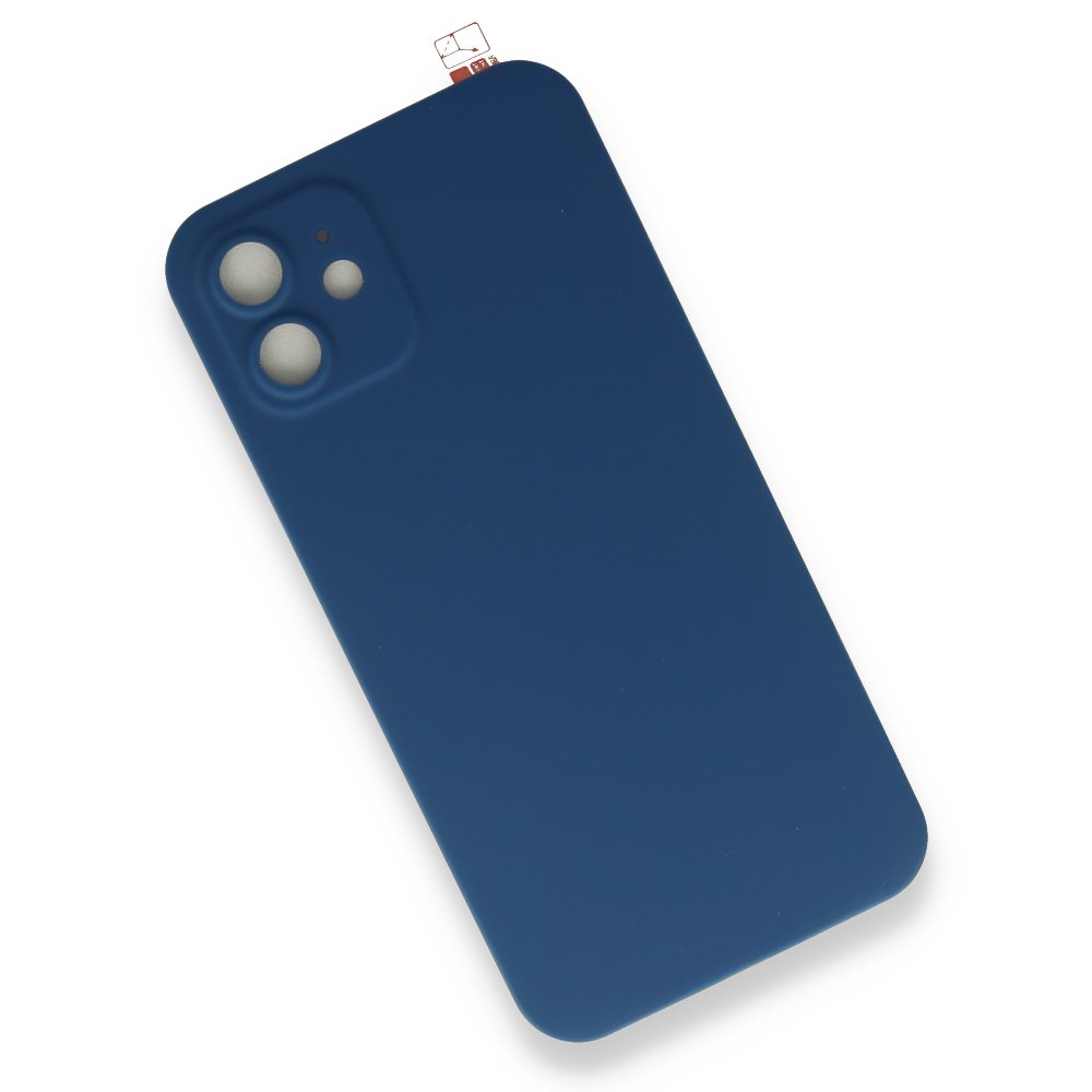 Newface iPhone 11 Kılıf 360 Full Body Silikon Kapak - Mavi