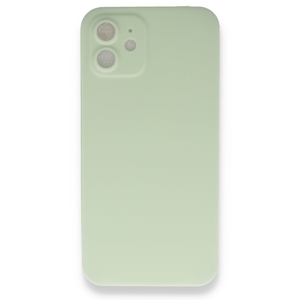 Newface iPhone 11 Kılıf 360 Full Body Silikon Kapak - Açık Yeşil