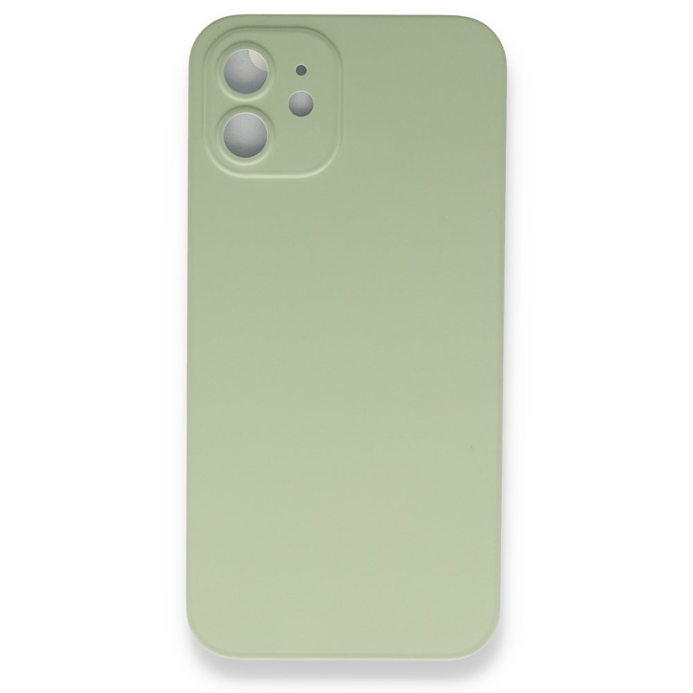 Newface iPhone 11 Kılıf 360 Hayalet Full Body Silikon Kapak - Açık Yeşil