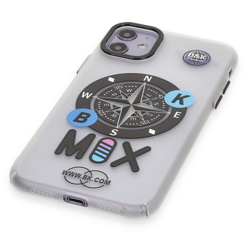 Newface iPhone 11 Kılıf Apollo Magneticsafe Desenli Kapak - Apollo Şeffaf - 3