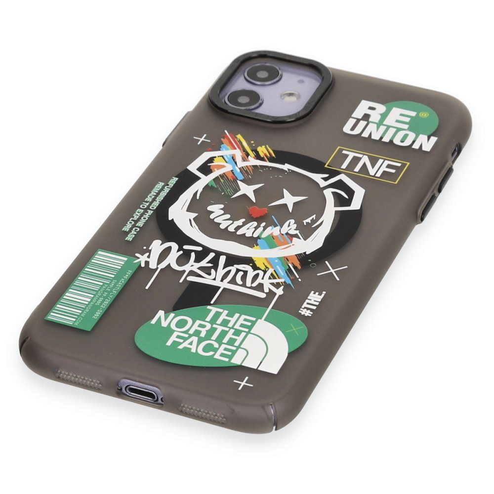 Newface iPhone 11 Kılıf Apollo Magneticsafe Desenli Kapak - Apollo Siyah - 2