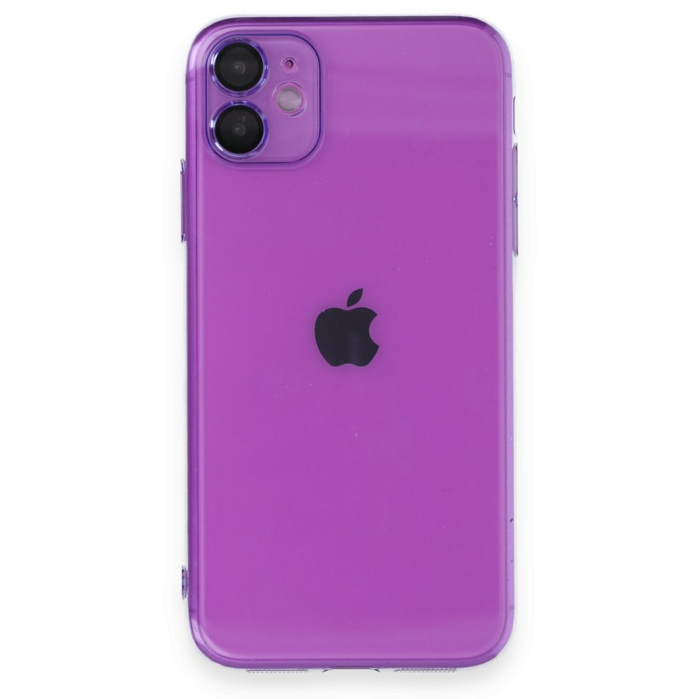 Newface iPhone 11 Kılıf Armada Lensli Kapak - Mor