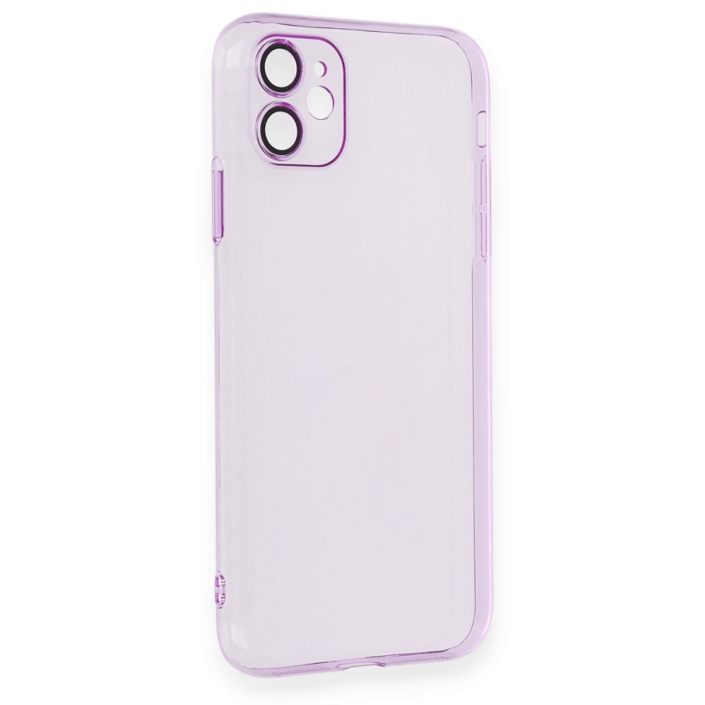 Newface iPhone 11 Kılıf Armada Lensli Kapak - Mor