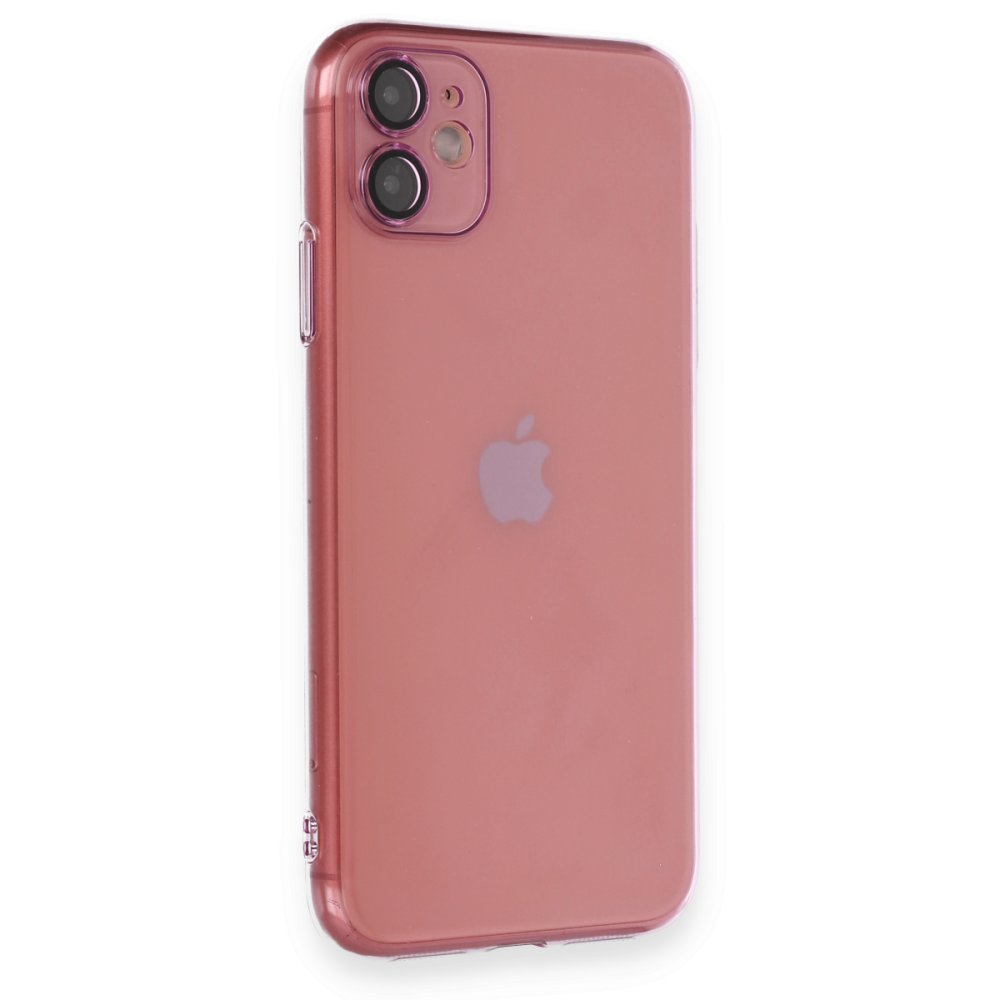 Newface iPhone 11 Kılıf Armada Lensli Kapak - Rose Gold