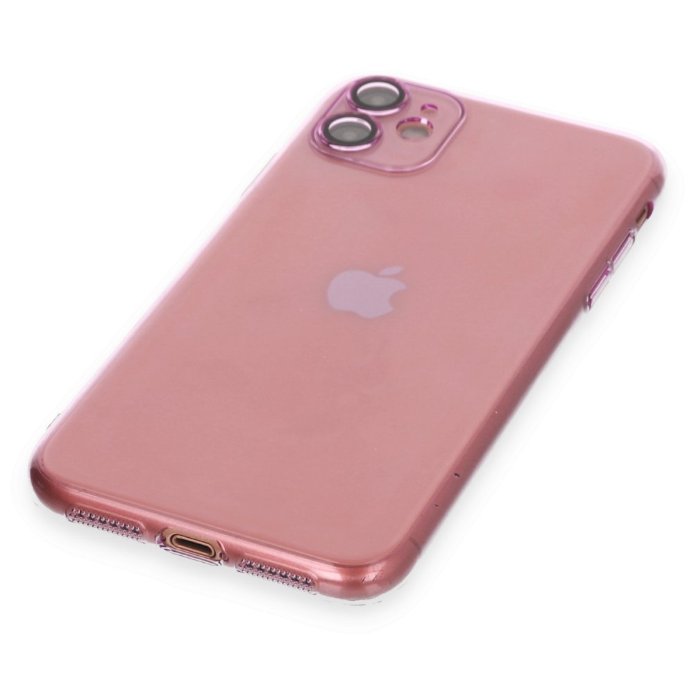 Newface iPhone 11 Kılıf Armada Lensli Kapak - Rose Gold
